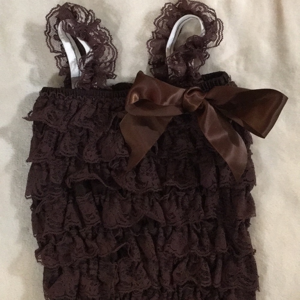 Brown petti romper - Picture 3 of 9